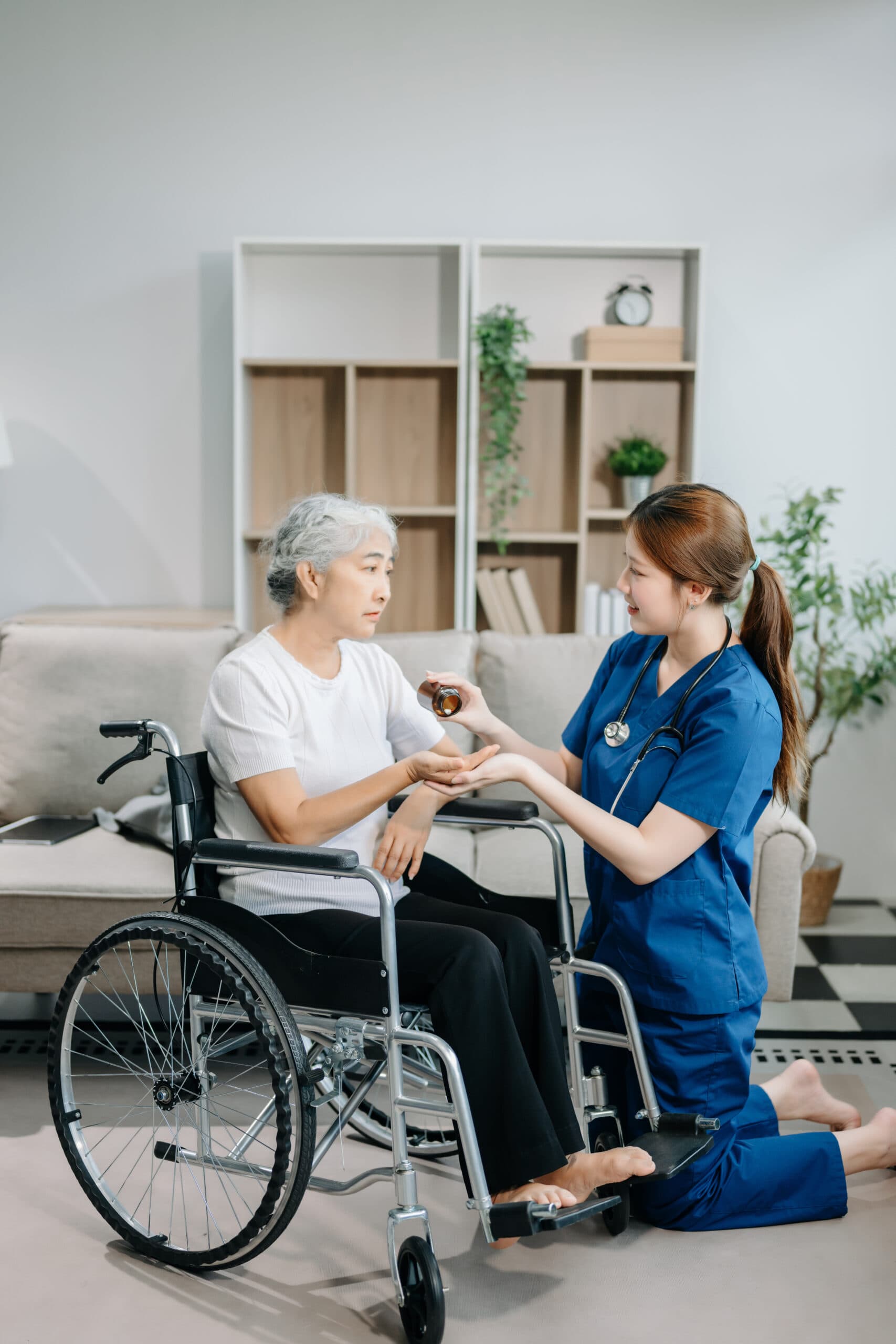 A aged care provider team working in Melbourne